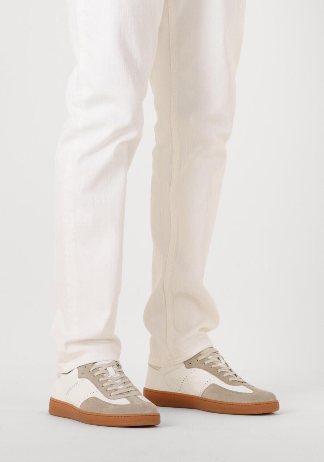 WOOLRICH Baskets basses SWING COURT MAN en beige - large