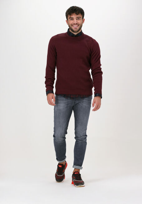 Grijze VANGUARD Casual overhemd LONG SLEEVE SHIRT CHECK PRINTE - large