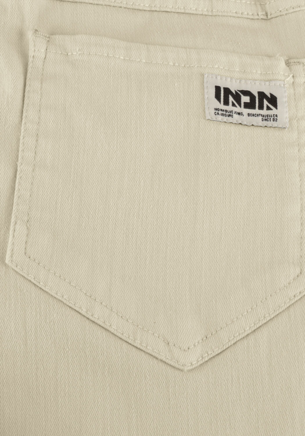 Beige INDIAN BLUE JEANS Pantalon LOOSE FIT TWILL PANTS - large