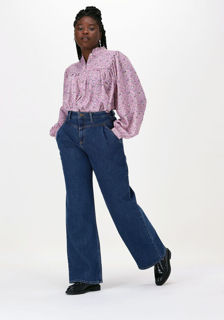 Blauwe LEE Wide jeans STELLA A LINE YOKE - large