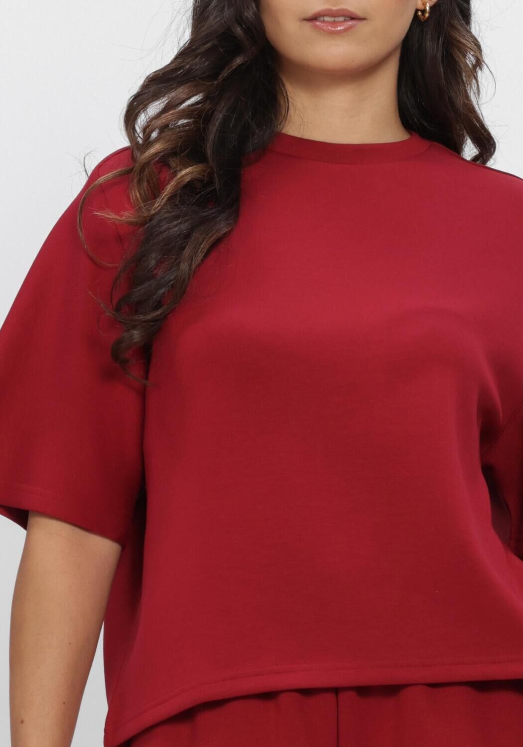 Rode MSCH COPENHAGEN Top MSCHMAELEE IMA Q 2 4 SWEATSHIRT - large