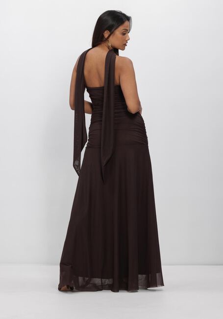 Bruine NEO NOIR Maxi jurk MISI MESH DRESS - large