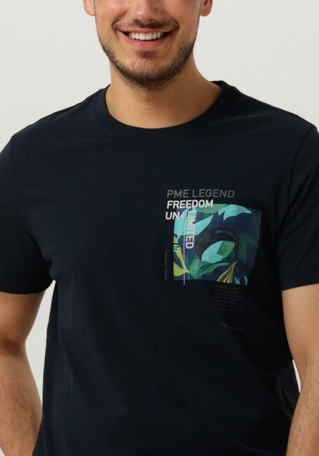PME LEGEND T-shirt SHORT SLEEVE R-NECK SINGLE JERSEY en bleu - large