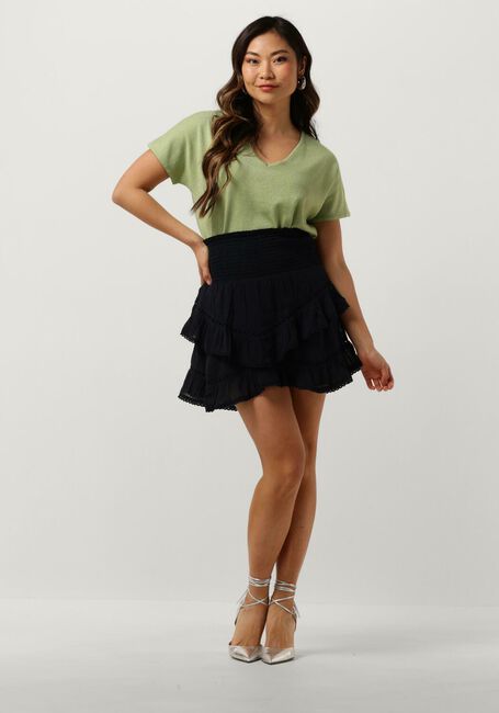 NEO NOIR Mini-jupe RICKI S VOILE SKIRT Bleu foncé - large