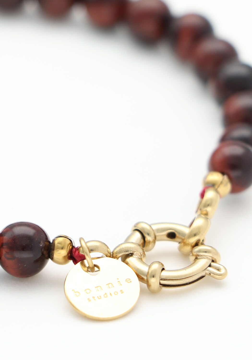 Bruine BONNIE STUDIOS Sieraad TIGER BRACELET - large