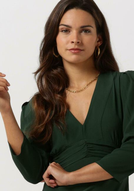 Donkergroene SEMICOUTURE Midi jurk S2WU07 - large