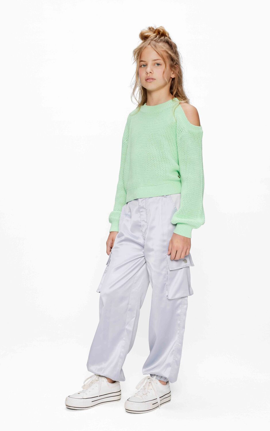 Zilveren RETOUR Cargobroeken CANDY - large