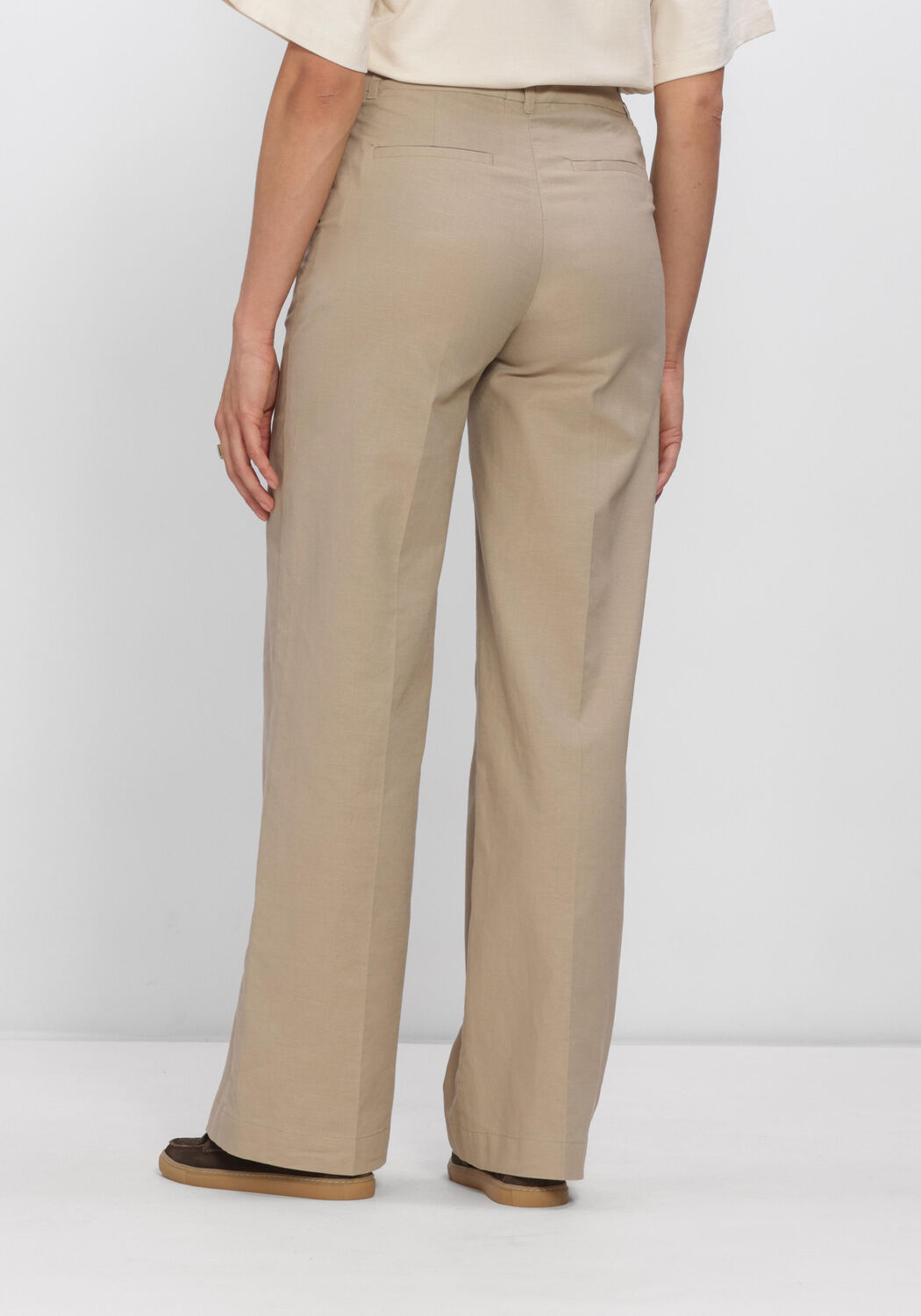 Beige CO'COUTURE Pantalon LEILACC WIDE LL PANT - large