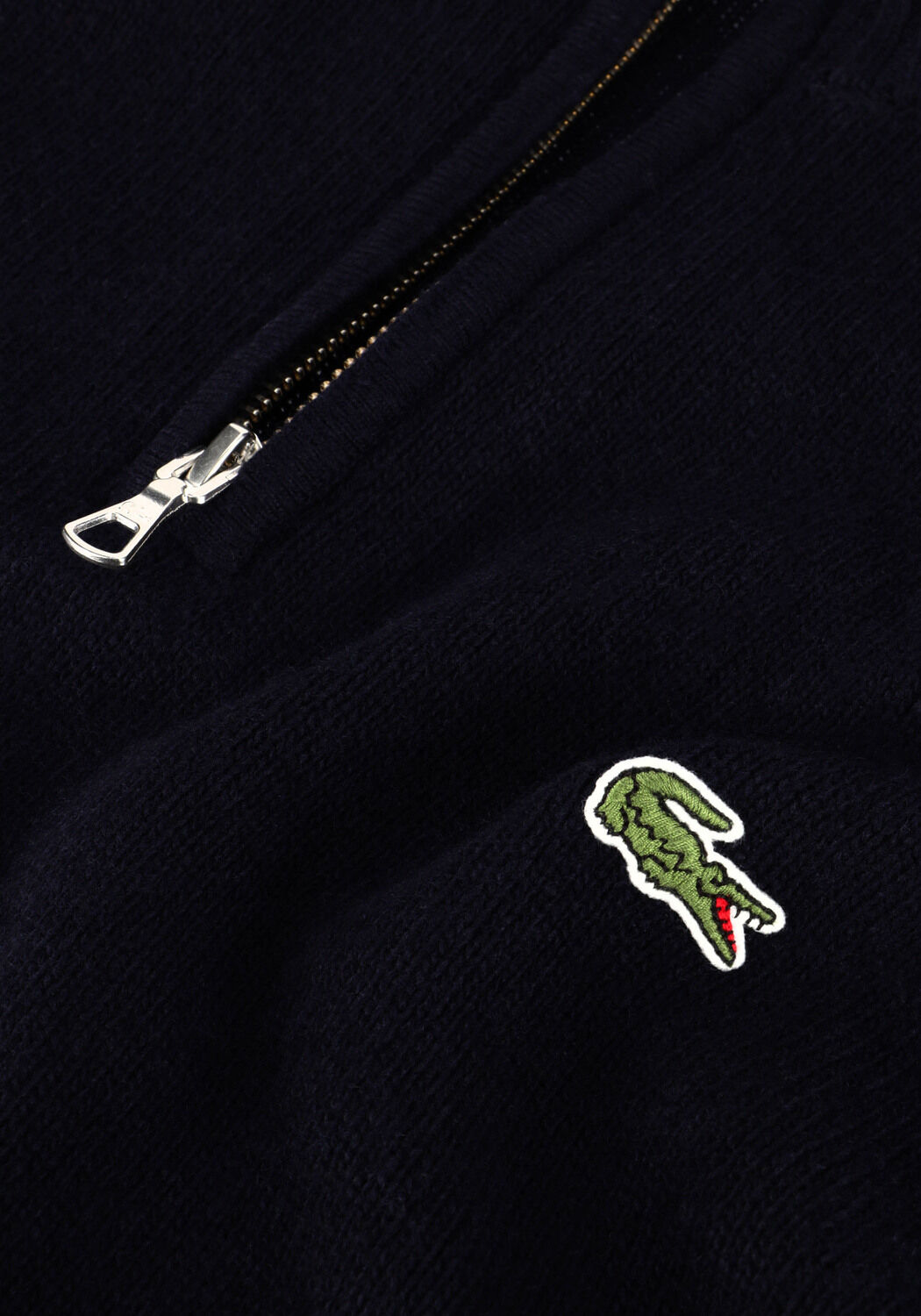 LACOSTE Pull 1HA1 MEN SWEATER ZIP Bleu fonc&eacute; - large