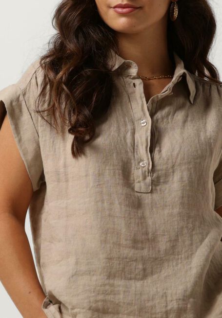 NUKUS MILLA BLOUSE SS Blouses Sable - large
