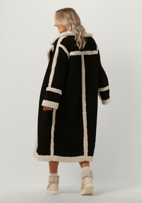 OBJECT Manteau OBJKHALESI OVERSIZED COAT en noir - large