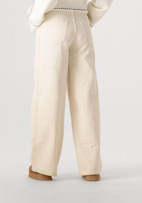 Gebroken wit BY-BAR Wide jeans JADEN OFF WHITE PANT - large