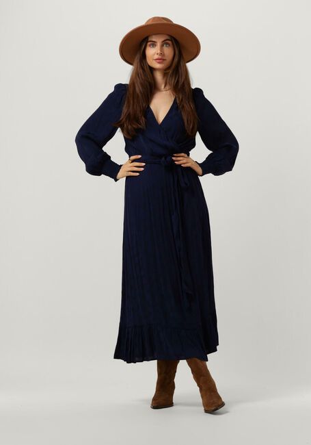 Blauwe FABIENNE CHAPOT Midi jurk NATALIA DRESS 114 - large