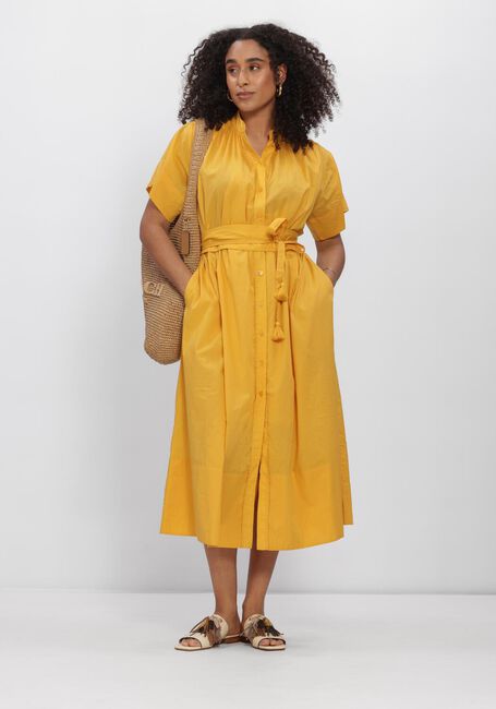 Gele VANESSA BRUNO Midi jurk CIAO - large