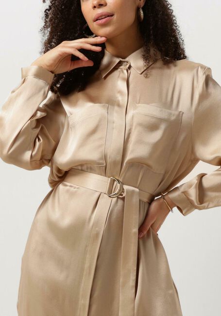 SEMICOUTURE Robe midi FILLIPA DRESS en or - large