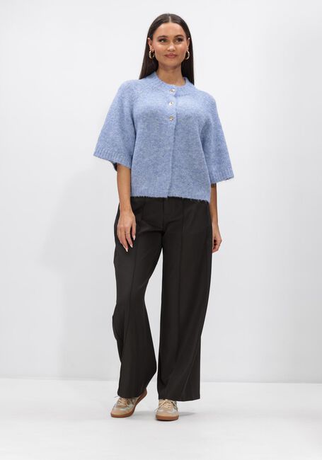 Blauwe NEO NOIR Trui BENUTA FLUFFY KNIT CARDIGAN - large