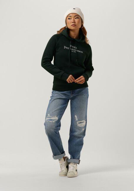 Donkergroene PEAK PERFORMANCE Trui W ORIGINAL HOOD Donkergroene PEAK PERFORMANCE Trui W ORIGINAL HOOD - large
