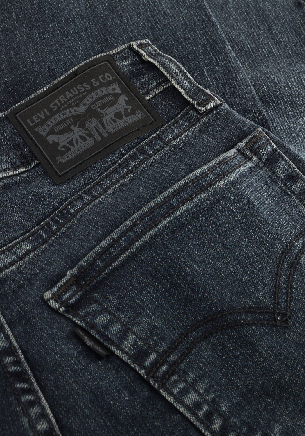 Grijze LEVI'S Skinny jeans 721 HIGH RISE SKINNY EXIT STAGE LEFT - large