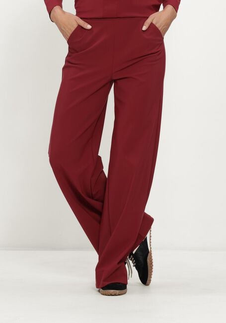 STUDIO ANNELOES Pantalon large LEXIE BONDED TROUSERS Bordeaux - large