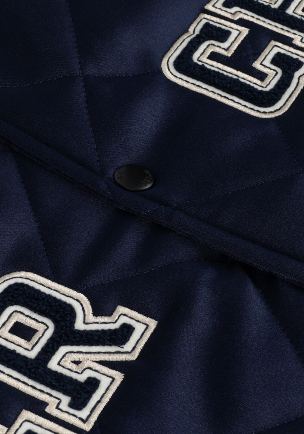 Donkerblauwe MERCER AMSTERDAM Jack THE MERCER QUILTED VARSITY - large