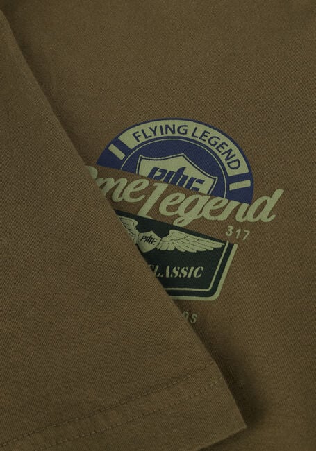 Groene PME LEGEND T-shirt SHORT SLEEVE R-NECK SINGLE JERSEY LW PLAY Groene PME LEGEND T-shirt SHORT SLEEVE R-NECK SINGLE JERSEY LW PLAY - large