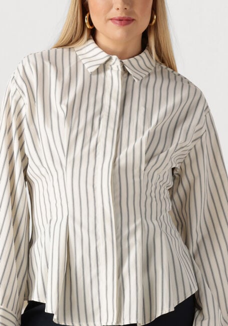 Gebroken wit NEO NOIR  LYTRA STRIPE SHIRT - large