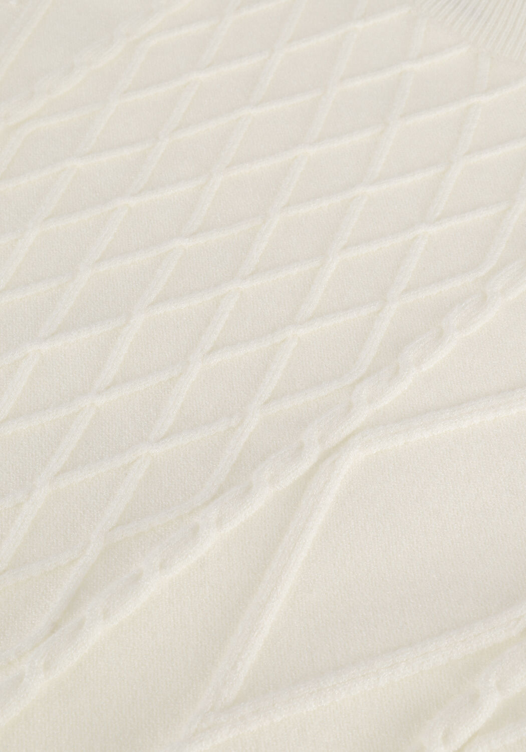 SELECTED WOMEN Pull IRIS LS KNIT CABLE HIGHTNECK Blanc - large