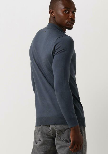 PUREWHITE Pull SEASONAL ESENTIAL HALF ZIP en bleu - large
