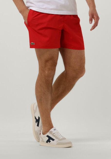 LACOSTE  1HM1 MEN'S SWIMMING TRUNKS 1121 en rouge - large