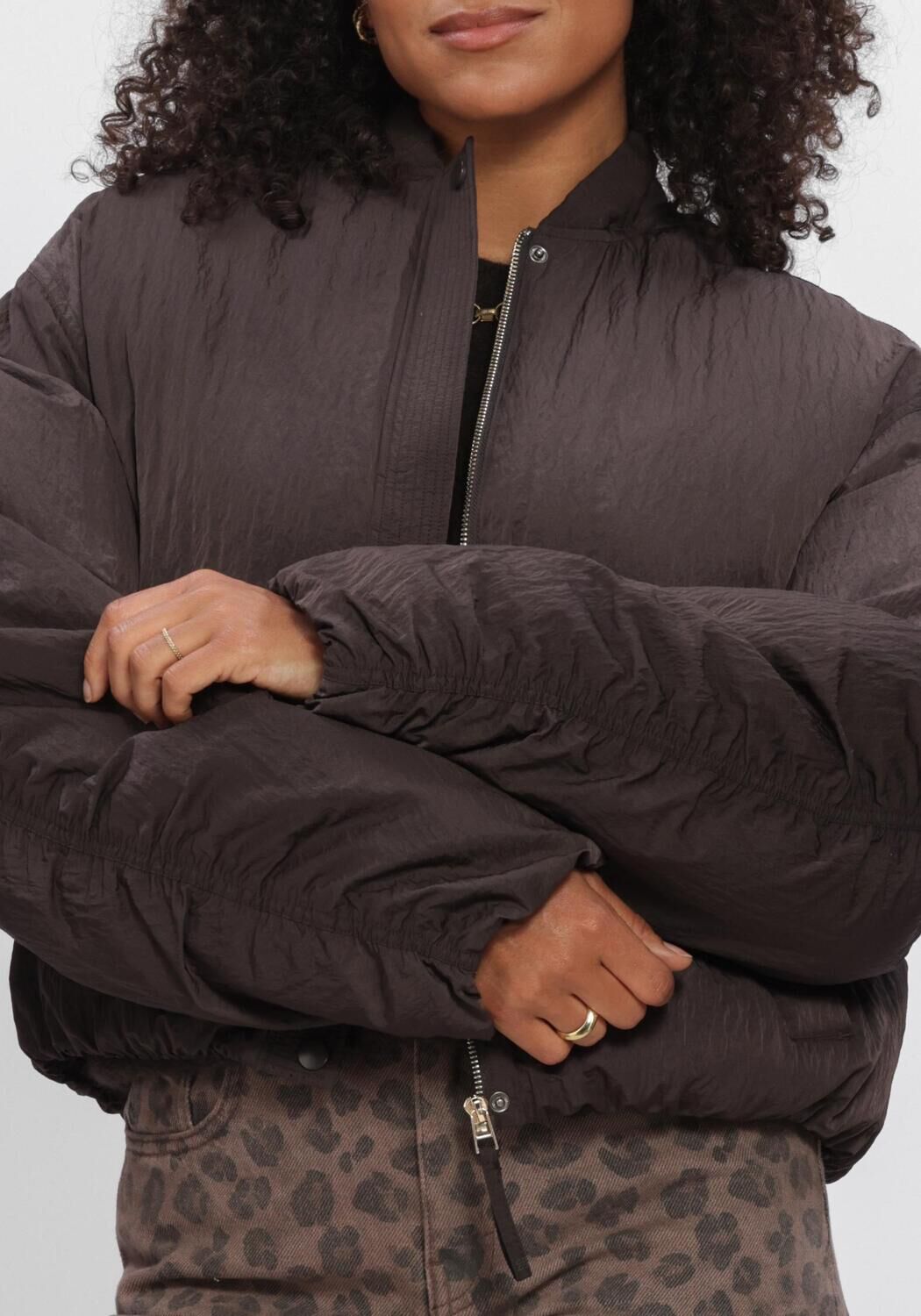 Bruine BY-BAR Jack BODIE BOMBER JACKET - large