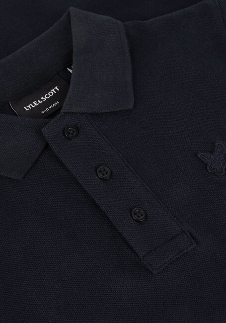 LYLE & SCOTT T-shirt LINEN POLO SHIRT Bleu foncé - large
