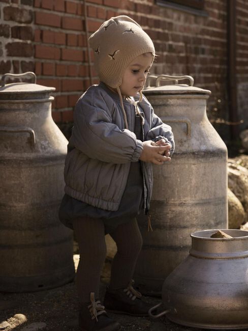 LIL' ATELIER Jack NBMLIO BOMBER JACKET LIL en bleu - large