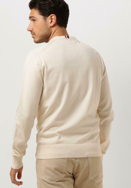 TOMMY HILFIGER Pull 1985 CREW NECK SWEATER Blanc - large