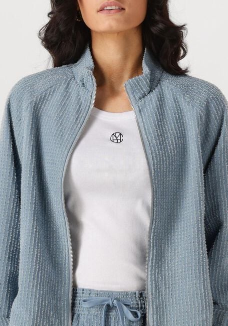 Lichtblauwe ANOTHER LABEL Spijkerjas SARE DENIM JACKET - large