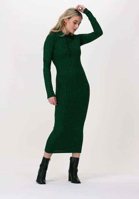 ENVII Robe midi ANAPPLE LS DRESS 5357 en vert - large