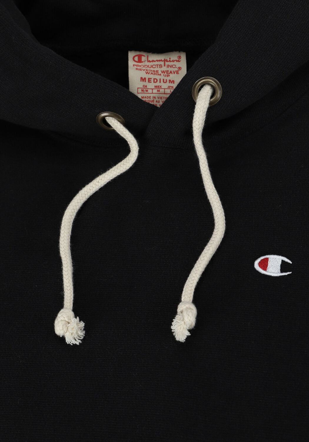 CHAMPION Chandail REVERSE WEAVE HOODIE en noir - large