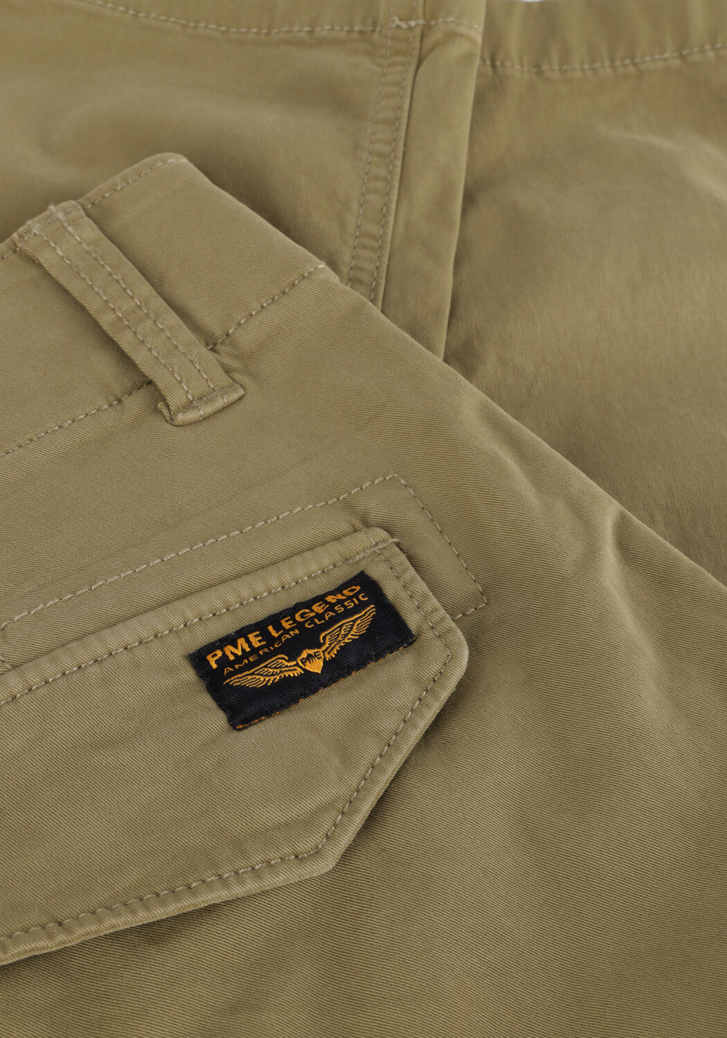 PME LEGEND Pantalon cargo NORDROP CARGO STRETCH TWILL en vert - large