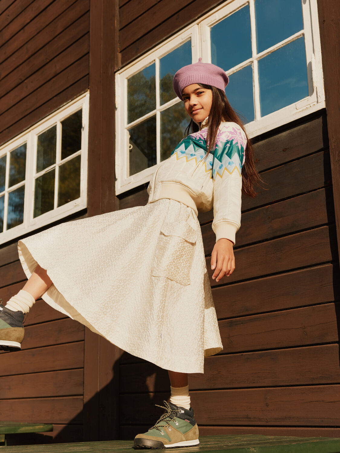 MOLO Jupe maxi BRINA &Eacute;cru - large