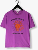 HARPER & YVE T-shirt SMILEY-SS en violet