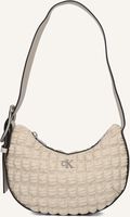 Beige CALVIN KLEIN Handtas CRESCENT BUCKLE SHOU Beige CALVIN KLEIN Handtas CRESCENT BUCKLE SHOU - medium