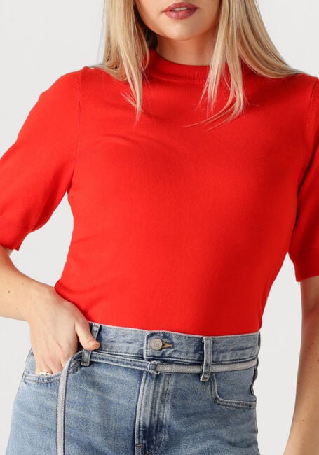 Y.A.S. Pull YASLENA SS KNIT PULLOVER en rouge - large