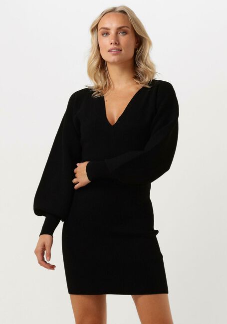 FREEBIRD Mini robe KNIT-DENSE-VIS-23-2 en noir - large