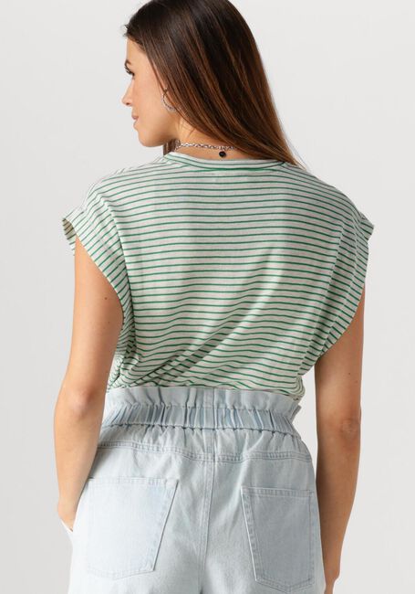 Groene BY-BAR Top MASON SMALL STRIPE TOP - large
