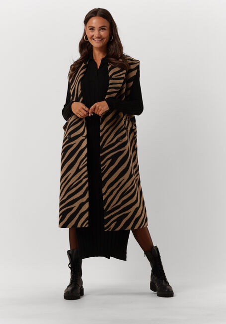 Zwarte MODSTRÖM Midi jurk AVERY DRESS - large