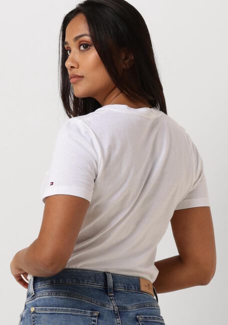 TOMMY HILFIGER T-shirt REC CORP LOGO C-NK en blanc - large