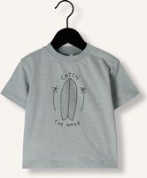 Lichtblauwe RYLEE + CRU T-shirt RELAXED TEE CATCH THE WAVE Lichtblauwe RYLEE + CRU T-shirt RELAXED TEE CATCH THE WAVE - medium