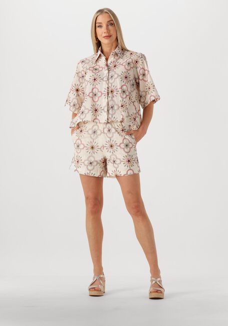 EST'SEVEN Pantalon courte TRINITY SHORT BATIK en blanc - large