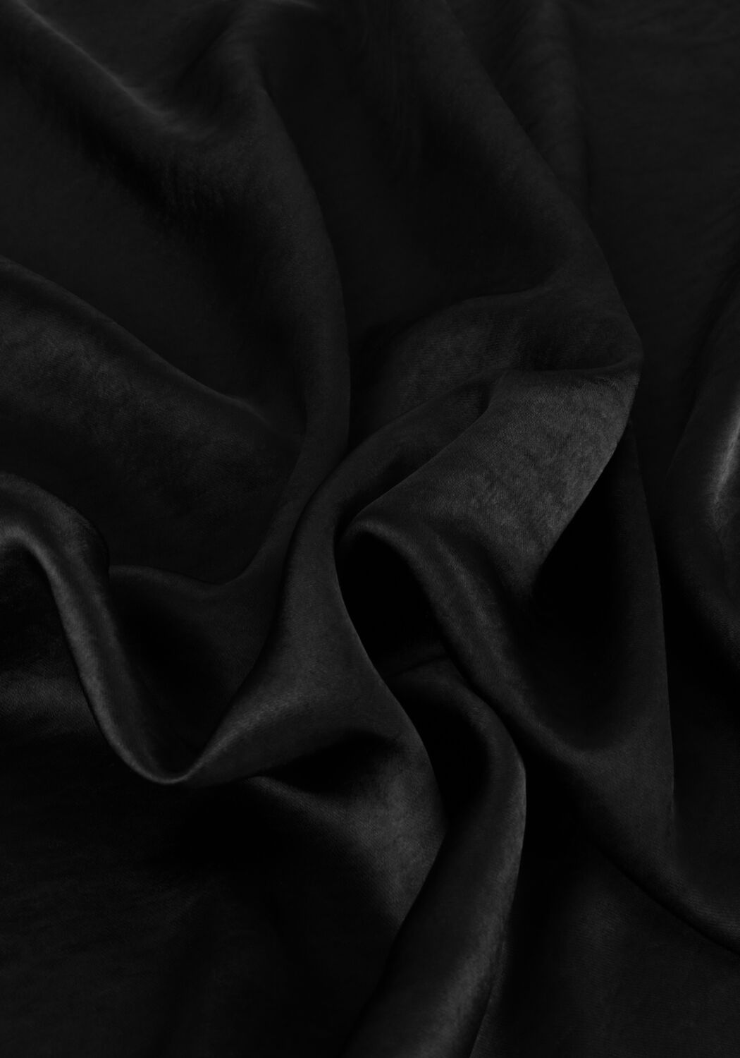 NOTRE-V Jupe midi SATIN SKIRT en noir - large