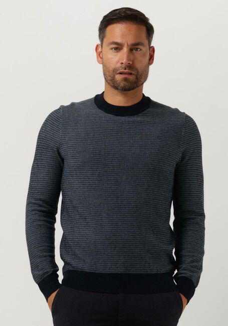 BOSS Pull AVOBANO Bleu foncé - large