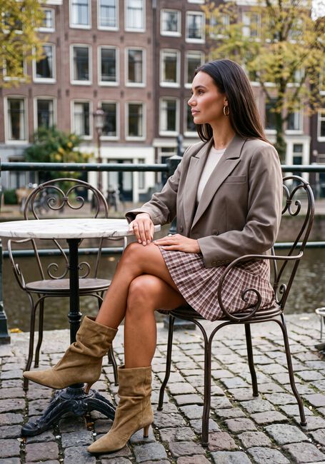 Taupe YDENCE Blazer BLAZER AYLA - large